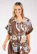 Abstract Print Blouse image