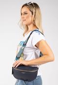 Aztec Strap Crossbody Bum Bag - Navy/Blue / F/S