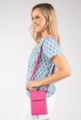 Multi Compartment Crossbody Bag - Fushia / F/S