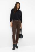 Carola Short Leg Trousers - Chocolate / 42 image