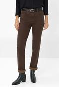 Carola Regular Leg Trousers - Chocolate / 36 image
