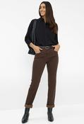 Mary Regular Leg Trousers - Chocolate / 46 image