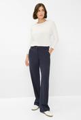 Maine Wide Leg Trousers - Navy / 42 image