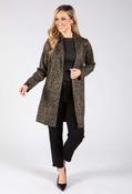 Leaf Print Longline Jacket - Khaki / 10 image