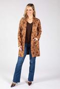 Boho Print Longline Jacket - Camel / 10 image