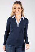 Margot 2 in 1 Shirt Top - Navy/Blue / 12 image