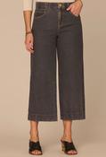 "Ab"solution Cropped Wide Leg Jeans - Grey / 10 image