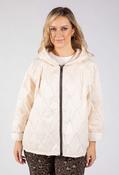 Hooded Quilted Jacket - Beige / F/S image