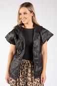 Short Sleeve Quilted Gilet - Black / F/S image