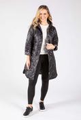 Hooded Quilted Coat - Black / F/S image
