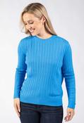 Lauren Cable Knit Jumper - Blue / 14 image