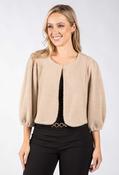 Berlin Balloon Sleeve Jacket - Beige / 12 image