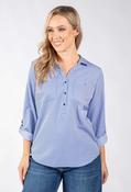 Dots Pinstripe Shirt - Blue Mix / 18 image