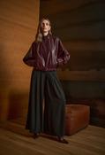 Full-length Pleated Trousers - Black / 10 image
