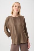 Chic Jewel Scoop Blouse - Taupe / 18 image