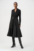 Midi Wrap Dress - Black / 14 image