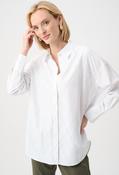 Embroidered Hip-length Shirt - White / S image