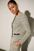 Formal Long Sleeve Blazer - Beige Mix / 8 image