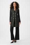 Lurex Knit Longline Cardigan - Black/Gold / S