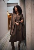 Classic Thigh-length Coat - Taupe / 14 image