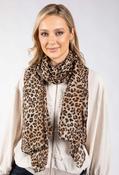 Leopard Print Scarf - Camel / F/S image
