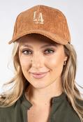 LA Corduroy Cap - Taupe / F/S image