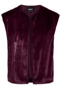 Onldana Faux Fur Gilet - Purple / XL image
