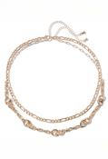 Chain Necklace Set - Gold / One image