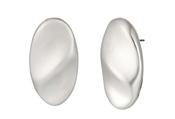 Abstract Design Earrings - Silver / One image