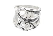 Abstract Design Ring - Silver / M/L image