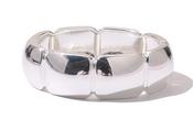 Chunky Silver Cuff - Silver / One image