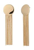 Frill Detail Earrings - Gold / One image