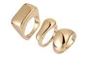 Chunky Ring Set - Gold / S/M image