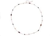 Glass Bead Necklace - Gold / One image