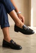 Infinity Buckle Loafer - Black / 36 image
