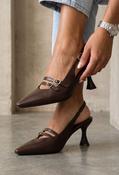 Double Strap Slingback - Brown / 36 image