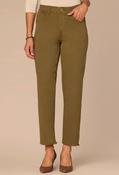 "Ab"solution® Colored Slim Straight Jeans - Moss / 14 image