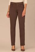 "Ab"solution® Straight Leg Jeans - Brown / 14 image