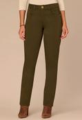 "Ab"solution® Straight Leg Jeans - Green / 18 image