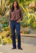 "Ab"solution® Itty Bitty Bootcut Indigo Jeans - Indigo / 18 image