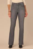 "Ab"solution® High Rise Itty Bitty Boot Jeans - Grey / 8 image