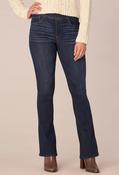 "Ab"solution High Rise Itty Bitty Boot Glider Jeans - Indigo / 16 image