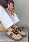 Ridged Sole Trainer - Beige / 36 image