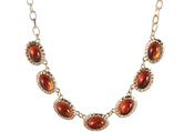 Tiger's Eye Necklace - Gold / One image
