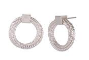 Multi Hoop Earrings - Silver / One image