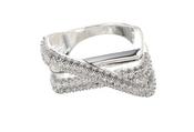 Hyperbola Cubic Zirconia Ring - Silver / M/L image