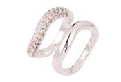 2 Piece Set of Rings - Silver / M/L image