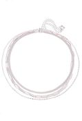 3 Piece Chain Necklace Set - Silver / One image