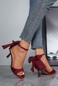 Party Bow Heels - Wine / 40 image