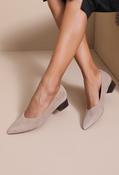 Suede Feel Pump - Taupe / 40 image